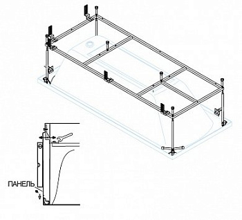 Металлический каркас CEZARES METAURO-MF