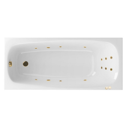 Ванна EXCELLENT Layla 180x80 "LINE" (золото) Ванна EXCELLENT Layla 180x80 "LINE" (золото)