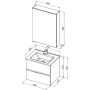 Мебель для ванной Aquanet Алвита New 60 2 ящика, серый