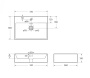 Раковина керамическая накладная BB1340