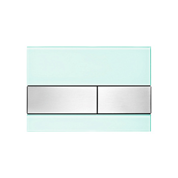 Стеклянная панель смыва унитаза TECEsquare для системы с двойным смывом