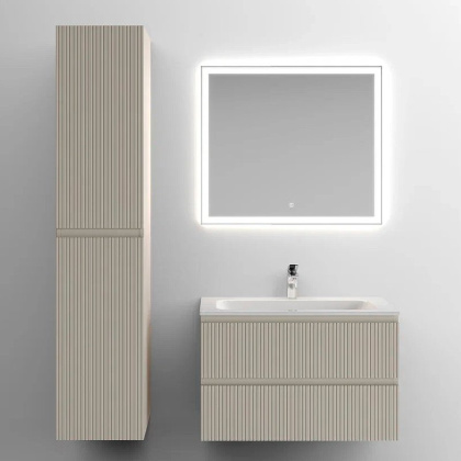 Тумба подвесная SANCOS Snob T 790х445х500, c двумя ящиками оснащенными доводчиками, Beige Soft , арт.SNT80CE Тумба подвесная SANCOS Snob T 790х445х500, c двумя ящиками оснащенными доводчиками, Beige Soft , арт.SNT80CE