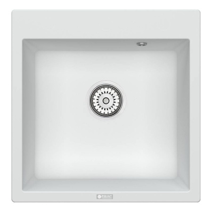 Мойка кухонная Point Арбель 51 PN3001W, белый