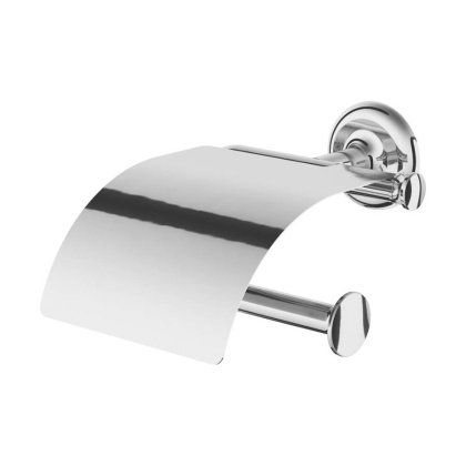 Держатель для туалетной бумаги Like с крышкой, 5,5х12,8х17,5 см, хром, A80341500