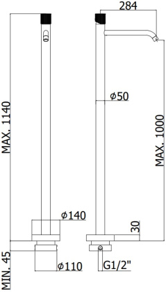 Смеситель для раковины Paffoni Jo JO031NO Смеситель для раковины Paffoni Jo JO031NO