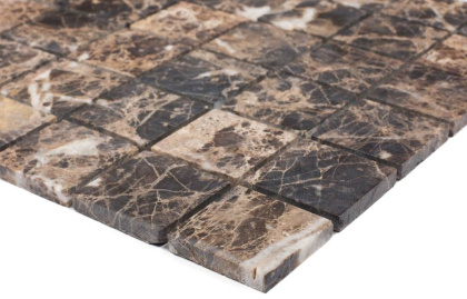 Мозаика, нат. мрамор, DARK EMPERADOR MATT 48x48, Classic Мозаика, нат. мрамор, DARK EMPERADOR MATT 48x48, Classic