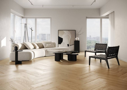 Кварцевый паркет Quartz Parquet Английская Ёлка Дуб Тоскана, 33-407, 5/0,6 мм