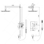 Система для душа встраиваемая RGW SP-53, RGW 21140853-01