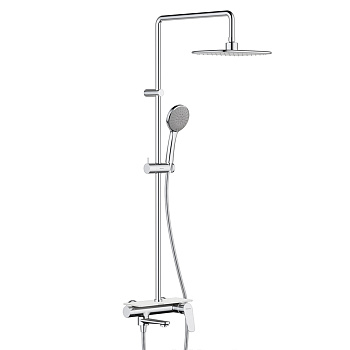 977720000_xxx Origin Bit, душ. система со смесителем-полкой: верх. душ 260*190, ручн. душ 120, 5 реж