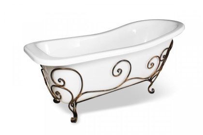 Кованая подставка для ванны "Царская" (патина) Кованая подставка для ванны "Царская" (патина)