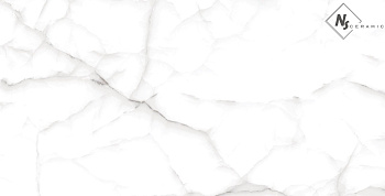 NS Ceramic Керамогранит с Эффектом Камня NSC1276 White 60x120 - керамическая плитка и керамогранит