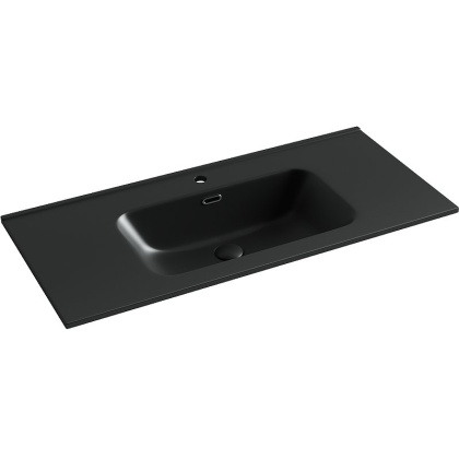 Умывальник накладной прямоугольный (цвет Черный Матовый) Element 1010*465*180мм