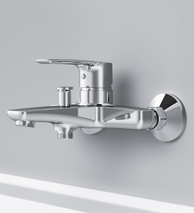 F40990A00 Gem, набор 3в1: Смеситель д/умывальника, Смеситель д/ванны/душа, душевой комплект, шт.