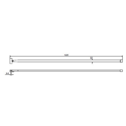 Кронштейн EXCELLENT для серии Vidoq (хром) Кронштейн EXCELLENT для серии Vidoq (хром)