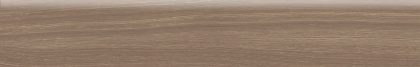 Плинтус Альберони коричневый матовый обрезной 60x9,5x0,9