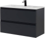 Тумба под раковину Allen Brau Eclipse 100 1.E1003.AM антрацит матовый