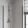 Душевая система со смесителем, с изливом Grohe Tempesta Cosmopolitan 250, хром / белый (26674000)