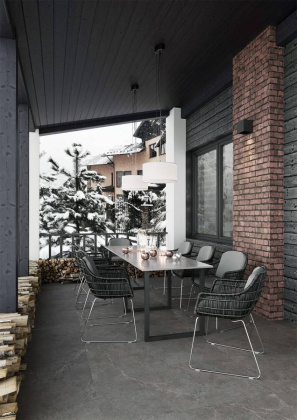 Керамогранит LIMESTONE NERO 60x120 ANTISLIP, Antislip 60x120