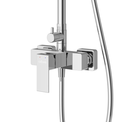 SLIDER-CD-GM Душевая стойка со смесителем, оружейная сталь