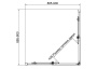 Душевой уголок Слим-Н (Slim-N) VSP-4SN100CLBN, 1000*1000, брашированный никель, стекло прозрачное