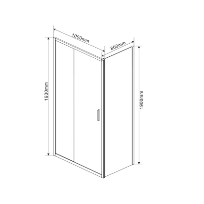 Душевой уголок Garda VSR-1G8010CL, 1000*800, хром, стекло прозрачное Душевой уголок Garda VSR-1G8010CL, 1000*800, хром, стекло прозрачное