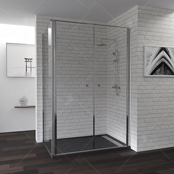 Душевой уголок RGW PA-47, 04084787-11, 80 х 70 x 185 см, дверь распашная, стекло прозрачное, хром