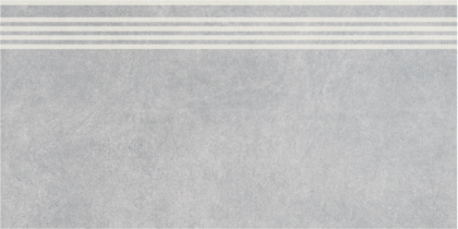 Ступень Королевская дорога серый светлый обрезной 30x60x0,9 Ступень Королевская дорога серый светлый обрезной 30x60x0,9