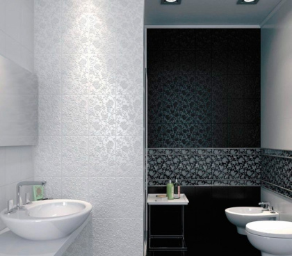 Плитка настенная 8063 Тигр белый матовый 20*30*6,9 (25шт/1,5м2), м2