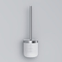 Стойка с туалетной щеткой X-Joy, 37,8х9,8х11,4 см, белая, A8433300