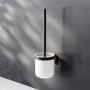 Стойка с туалетной щеткой X-Joy, 37,8х9,8х11,4 см, черная, A8433322