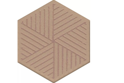 Декор OS\E241\63011 Агуста оранжевый матовый 5,2см*6см*6,9мм (1уп/26шт/), шт