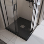 TRAY-MR-UNO-A-90-35-W-CR Поддон из искусственного мрамора,белый Размер,мм:900x900x35  TRAY-MR-UNO-A-90-35-W-CR Поддон из искусственного мрамора,белый Размер,мм:900x900x35