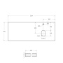 Столешница из МДФ BelBagno EK-120-AS-BL-R Bianco Lucido Столешница из МДФ BelBagno EK-120-AS-BL-R Bianco Lucido