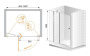 ELENA-W-B-12-110-C-Cr Душевая дверь
