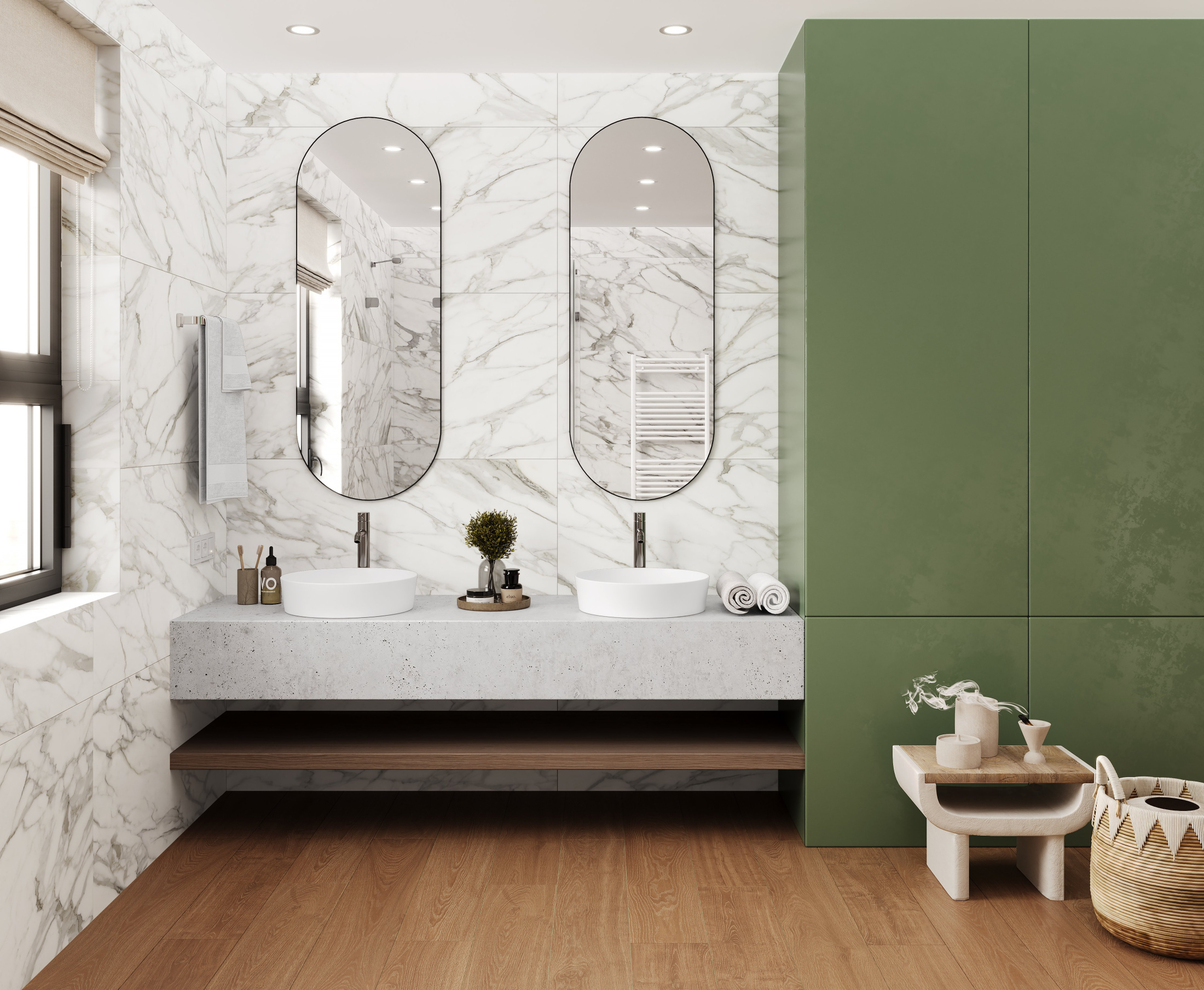 Angel Blanco Керамогранит белый SG50002522R 60х119,5 полированный