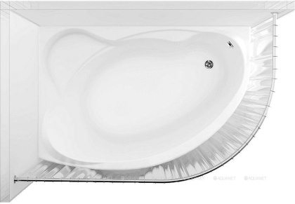 Карниз для ванны Aquanet Jamaica полукруглый 160х100 Карниз для ванны Aquanet Jamaica полукруглый 160х100
