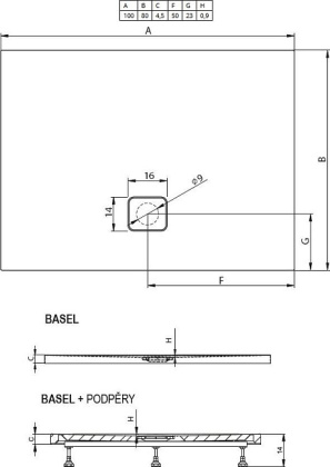 Акриловый душевой поддон Riho Basel 404 120x80 черный глянец, накладка хром DC141600000000S Акриловый душевой поддон Riho Basel 404 120x80 черный глянец, накладка хром DC141600000000S