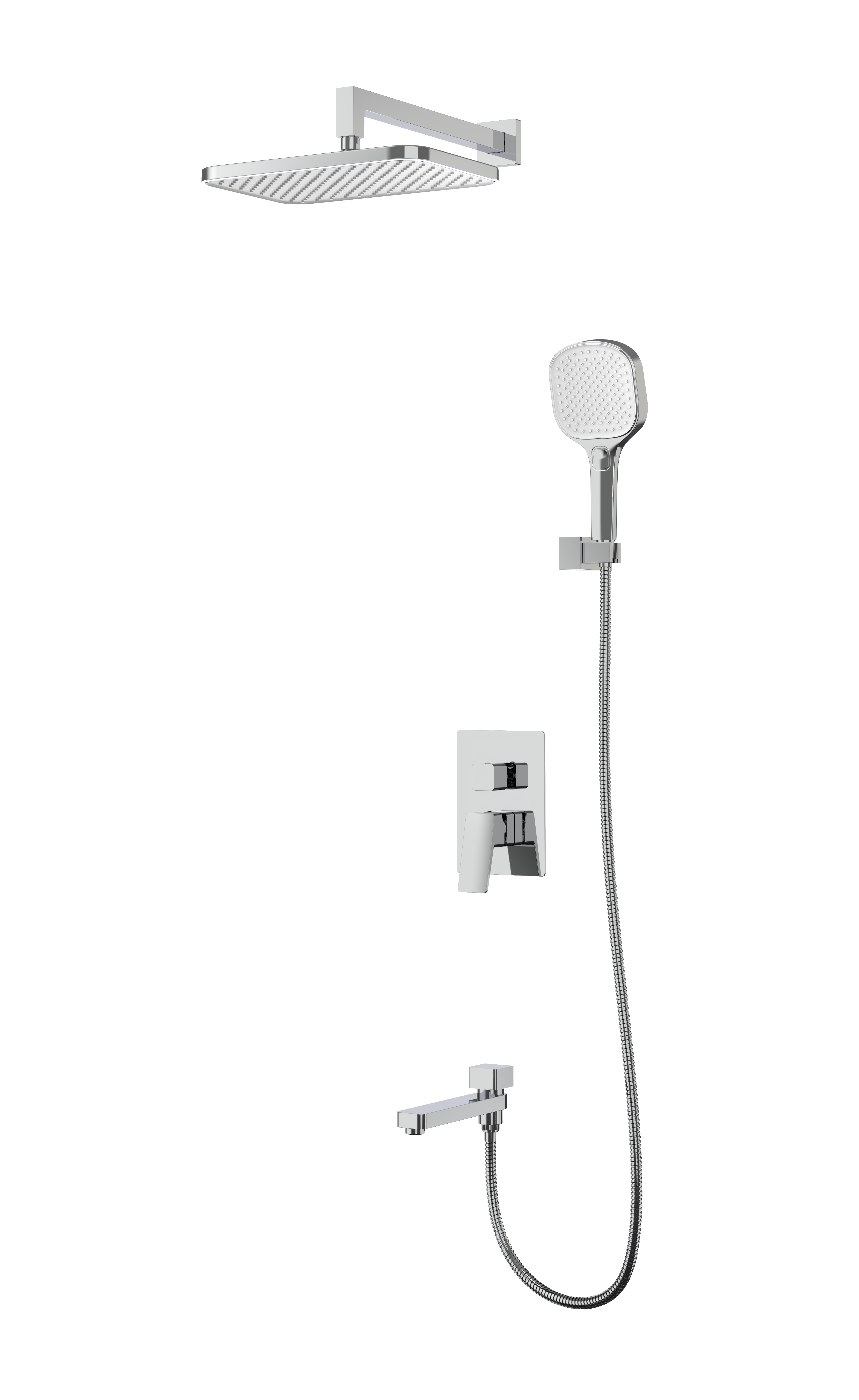  30 см Удлинитель для душевых стоек без гайки, Rose,R30