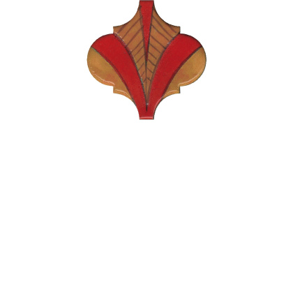 Декор3 VT\A311\65000 Авейру красный/оранжевый (6,5см*6,5см*7мм) (26шт/0,11м2) глянец, шт