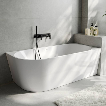 Акриловая ванна ABBER AB9502-1.4 R белая
