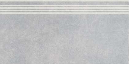 Ступень Королевская дорога серый светлый обрезной 30x60x0,9 Ступень Королевская дорога серый светлый обрезной 30x60x0,9