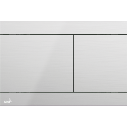 Кнопка управления для скрытых систем инсталляции, нержавеющая сталь-полумат 