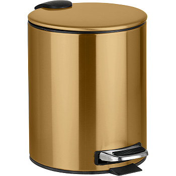 Ведро для мусора Bemeta Sablo 160315010 Золото матовое, 5 л Ведро для мусора Bemeta Sablo 160315010 Золото матовое, 5 л