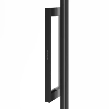 Душевая дверь CRISTALLO, раздвижная с функцией soft close, 140х210, матовый черный, упаковка 1/2 Душевая дверь CRISTALLO, раздвижная с функцией soft close, 140х210, матовый черный, упаковка 1/2