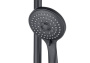 Душевой гарнитур 3jet 73см AQUATEK, матовый черный AQ2011MB 