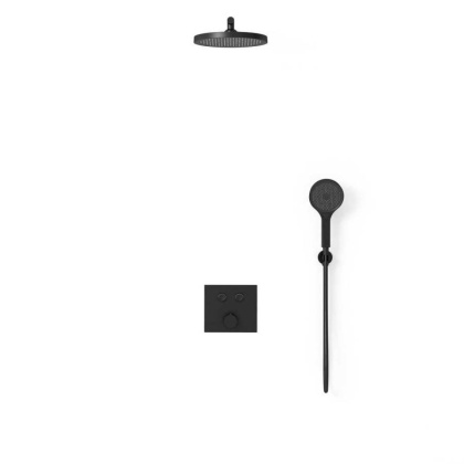 Душевой комплект VSFW-4212MB встраиваемый, 2 режима, черный
