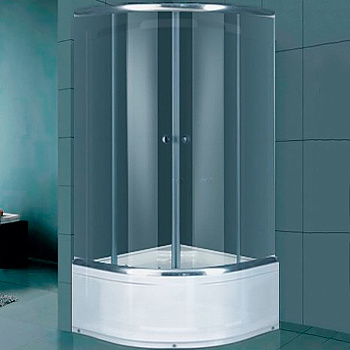 Душевой уголок RGW Dolphin TN-109 90х90 28911999-11 с поддоном профиль Хром стекло прозрачное