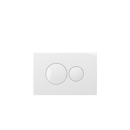 Кнопка смыва для инсталляции Creto Snap 2.0 KL-CR-751-0 белый глянцевый