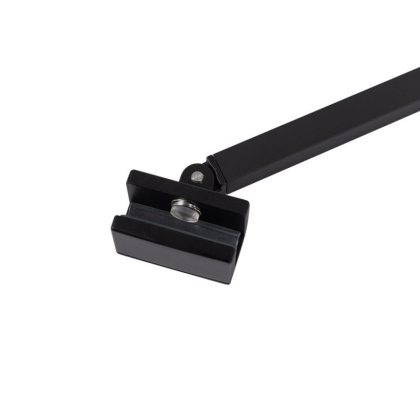 LIBERTA-L-1-TB-115-C-NERO Душевая перегородка универсальная с односторонним входом, стекло прозрачное, профиль чёрный, 1150x1950 мм