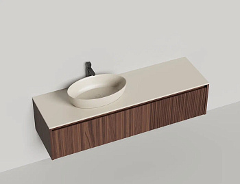 Подвесная тумба Domino 1600, шпон